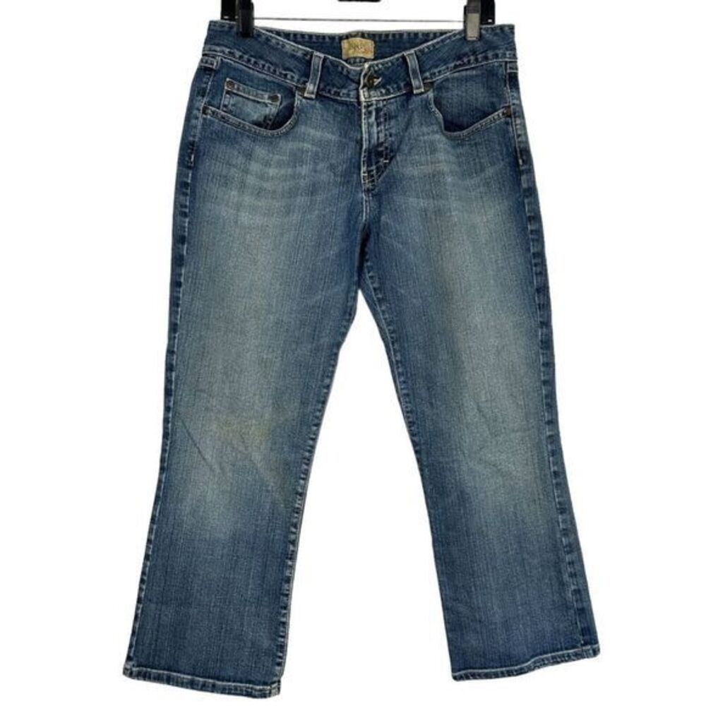 BKE Denim Womens 32‎ Low Rise Boot Cut Medium Wash Jeans 32W x 26L *Read